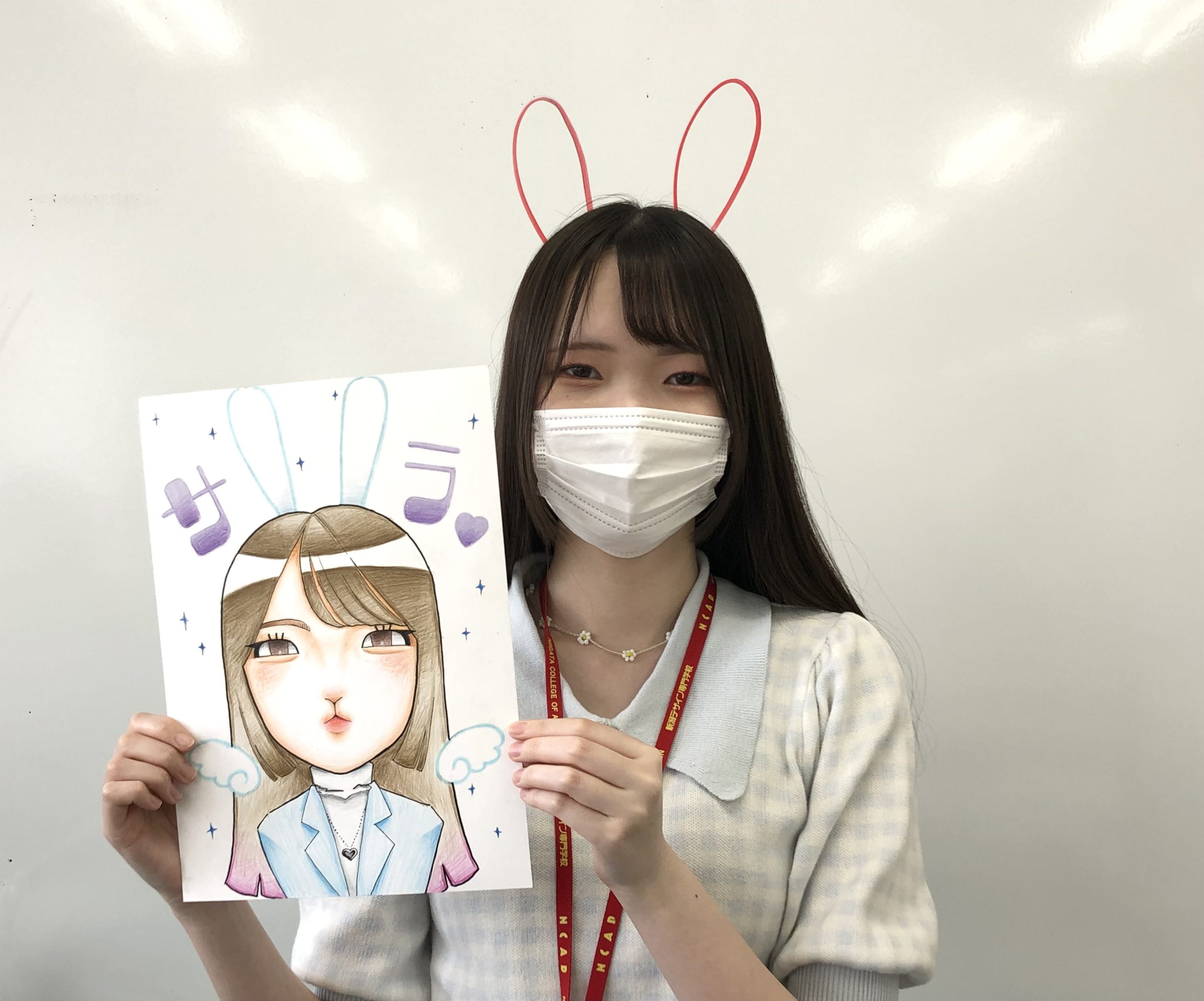 自分の顔の絵 自画像を描こう！ ｜ 新潟デザイン専門学校