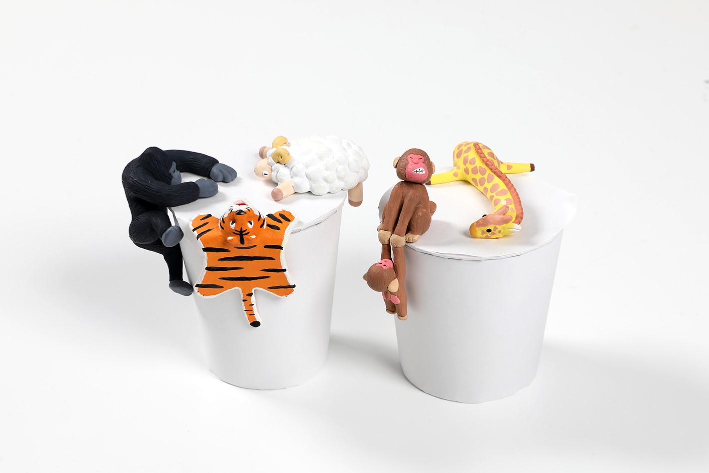 石塑粘土の小さな動物たち🐯【美術・造形デザイン科】 ｜ 新潟デザイン